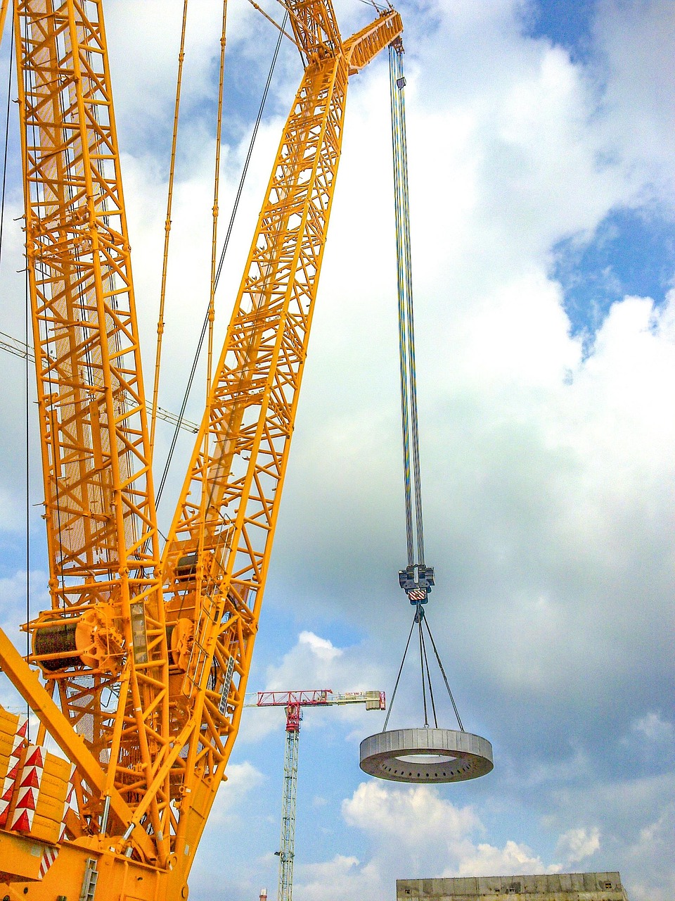 crane, construction, equipment, climb, building, industry, construction machinery